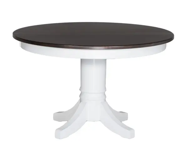 Round Shaker Pedestal Extension Table